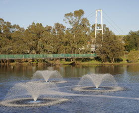 Suspension Bridge - Accommodation Yamba 0