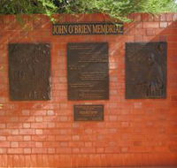 John OBrien Commemorative Wall - Accommodation Yamba