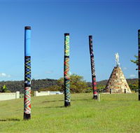 Maclean Tartan Power Poles - Accommodation Yamba