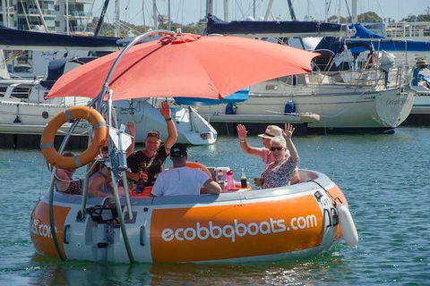 Self-Drive BBQ Boat Hire Mandurah - Group Of 7 - 10 People - Accommodation Yamba 2