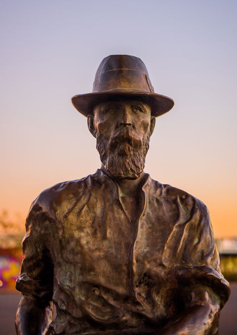 Paddy Hannan's Statue - Accommodation Yamba 0