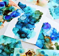 Alcohol Ink Art Class - Accommodation Yamba