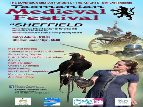 Sheffield Tasmania Medieval Festival 2020 - Accommodation Yamba 0