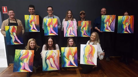 Paint And Sip Experience - Accommodation Yamba 1