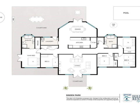 Sinden Park Garden Swimming Pool Rural Vistas - Accommodation Yamba 4