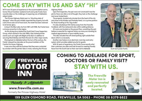 Frewville Motor Inn - Accommodation Yamba 7