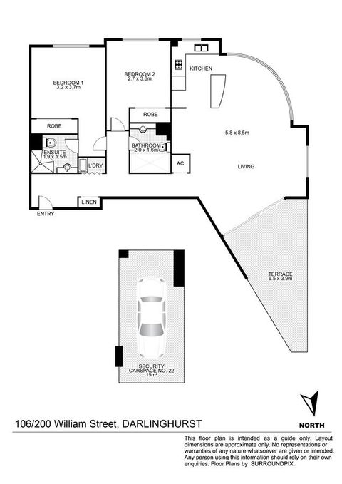 Lower Bridge And Sails - Executive 2BR Darlinghurst Apartment With Balcony And Rooftop Views - Accommodation Yamba 15