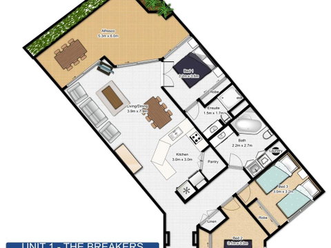 Breakers Block 1 Unit 1- Pool In Complex - Across The Road From The Beach - Accommodation Yamba 2