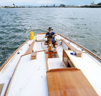 Cruising Yacht in Marina - Accommodation Yamba