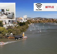 Executive Lux 3 Bedroom - Brisbane CBD - Views - Pool - Wifi - Free parking - Accommodation Yamba