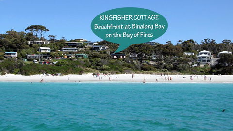 KINGFISHER COTTAGE Beachfront At The Binalong Bay - Accommodation Yamba 16