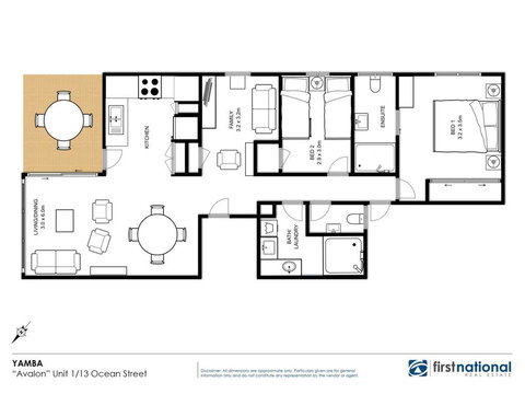 Avalon 1 - Overlooking Beautiful Convent Beach - Accommodation Yamba 2