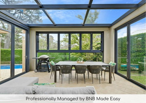 Roselawn Retreat - Pool, Incredible Views, Sleeps 8 - Accommodation Yamba 0
