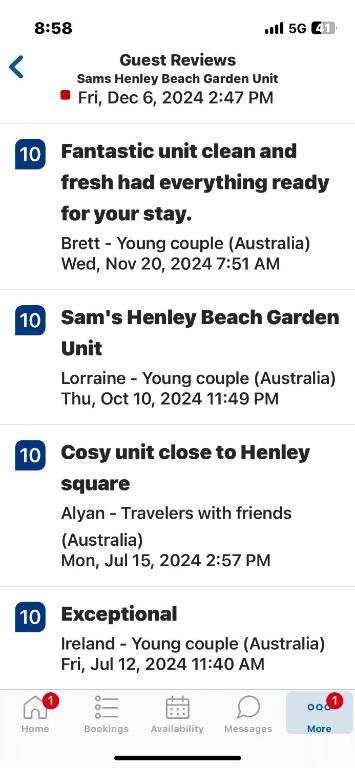 Sams Henley Beach Garden Unit - Accommodation Yamba 3