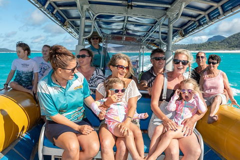 Ocean Rafting Tour To Whitehaven Beach, Hill Inlet Lookout & Top Snorkel Spots - Accommodation Yamba 3
